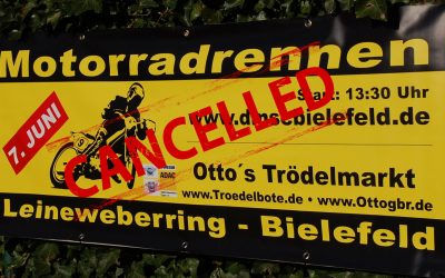 Int. ADAC Motorradrennen abgesagt